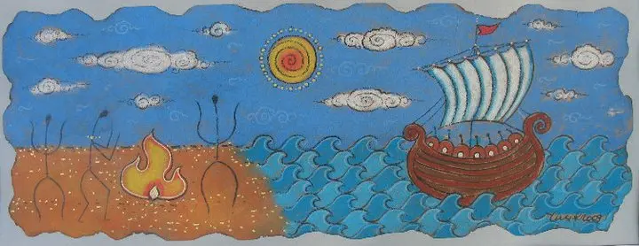 Ancient song of Caspian.