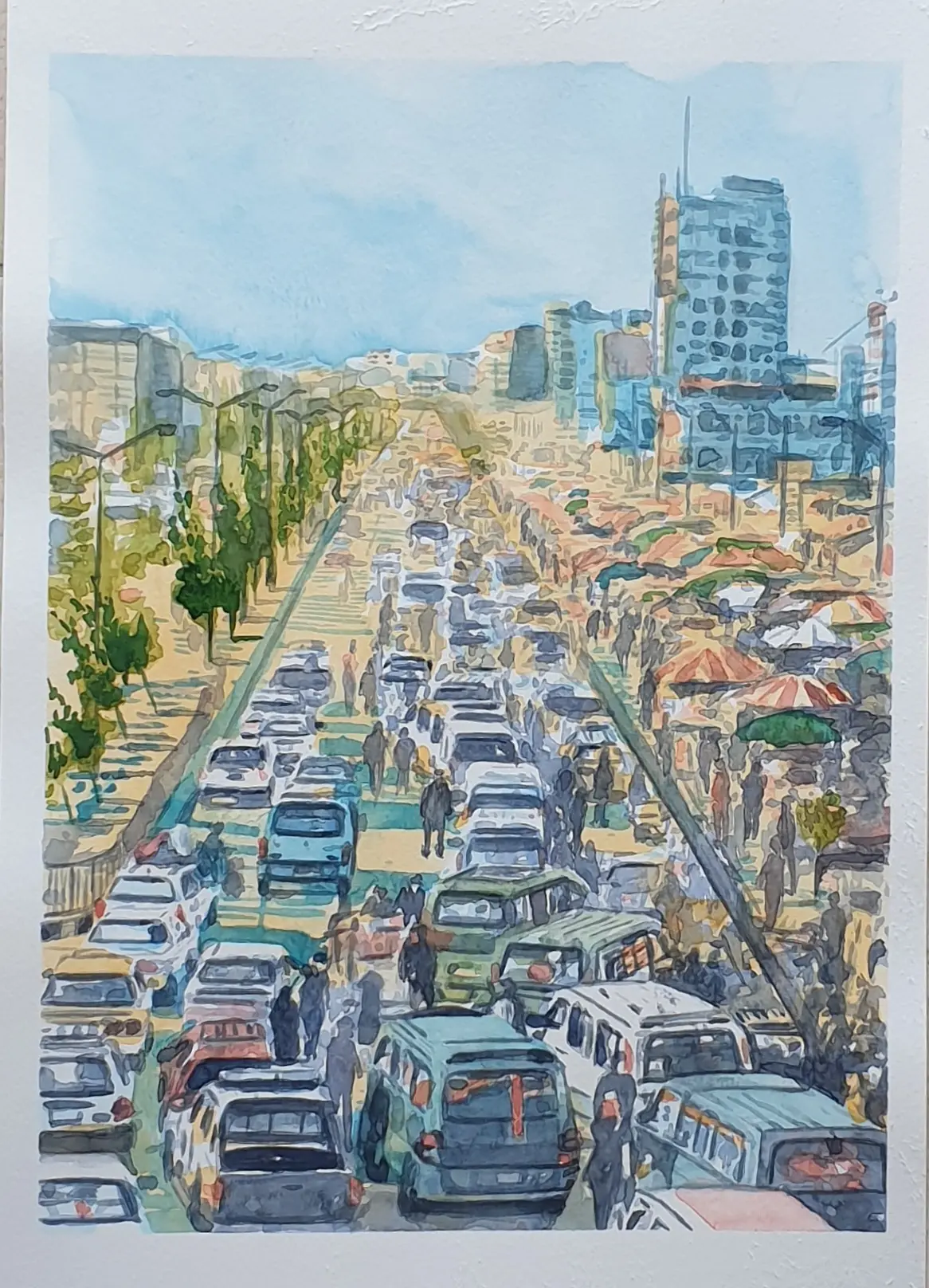 Suluboya Çalışması